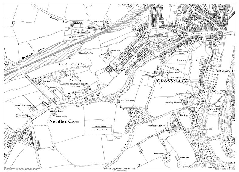 Old Ordnance Survey Maps Chopwell  Durham 1915 Sheet  5.11 New 